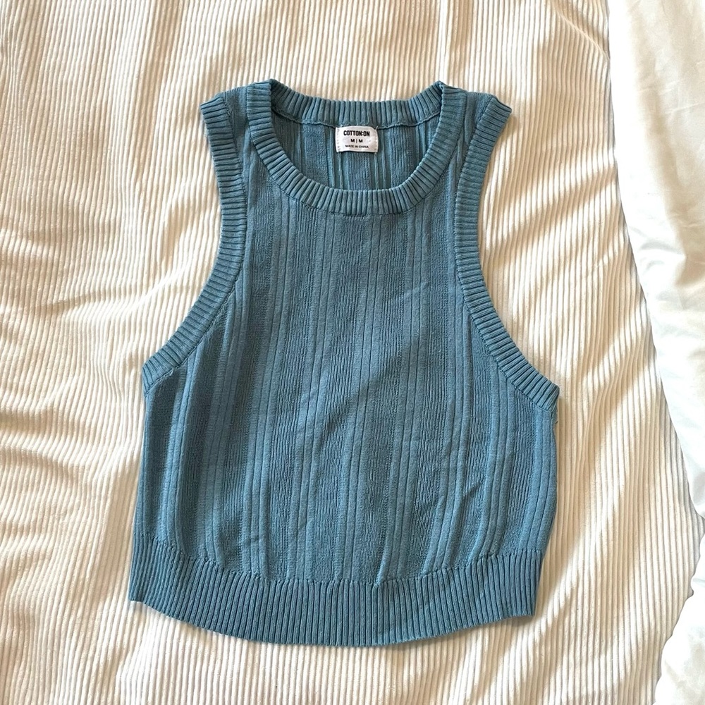Knit tank top